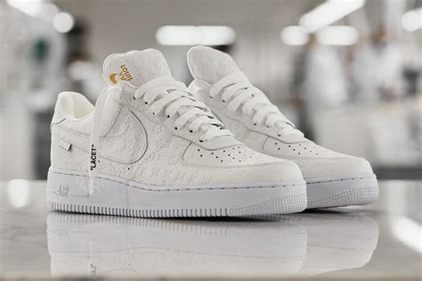 louis vuitton x nike air force 1 low white|Louis Vuitton af1 retail.